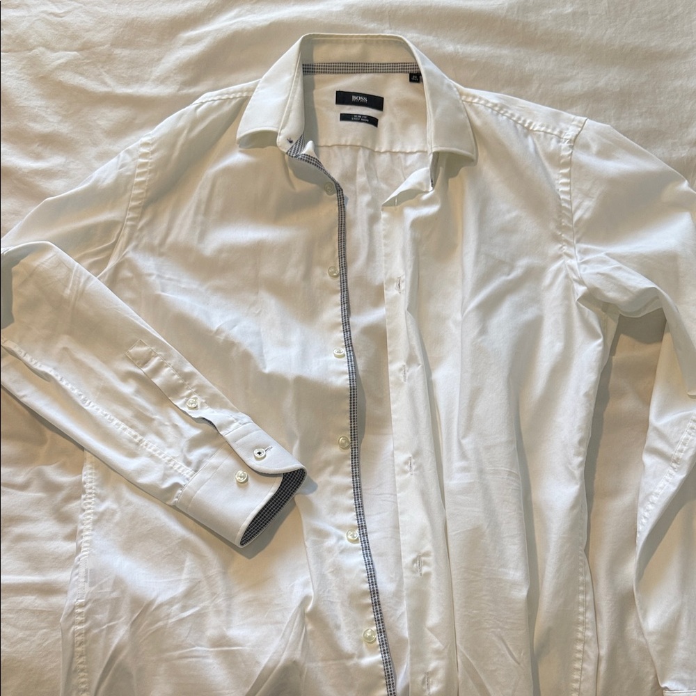 BOSS Hugo Boss White Dress Shirt